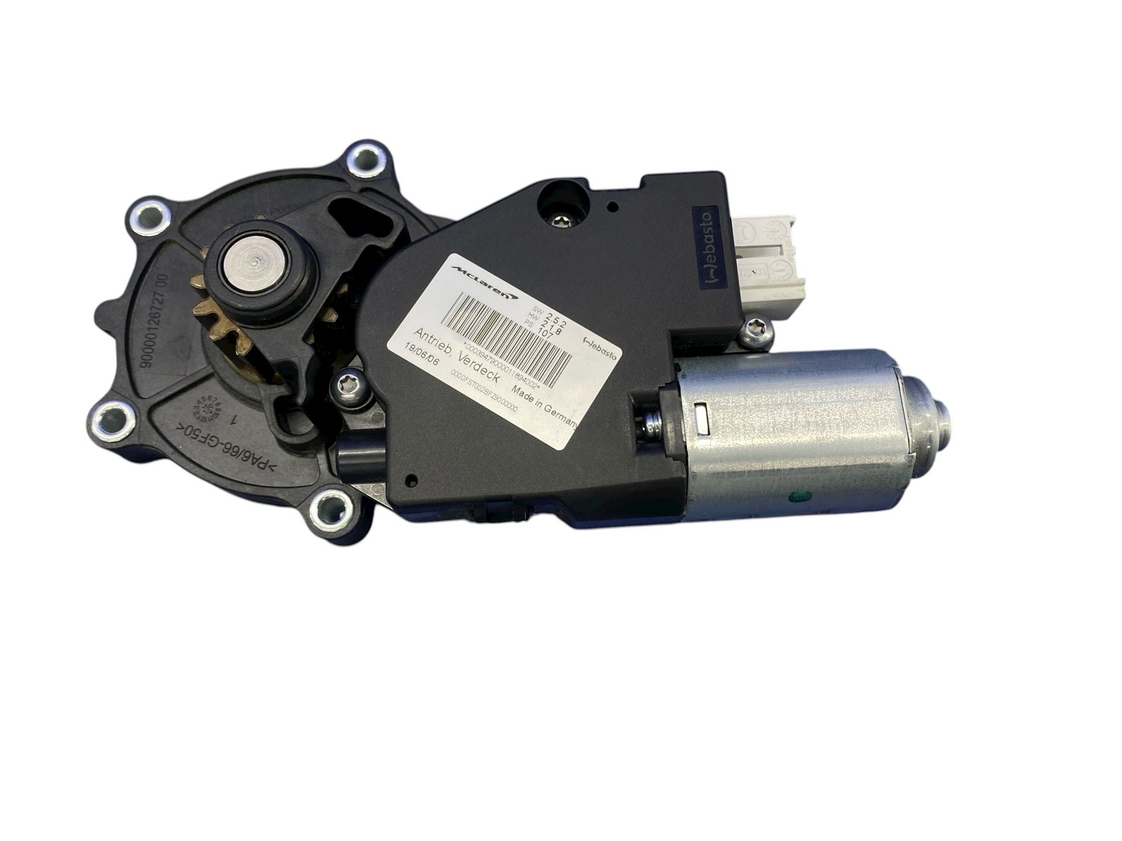 2018-2023 MCLAREN 720S REAR LEFT RIGHTHAND CONVERTIBLE TOP MOTOR UNIT OEM