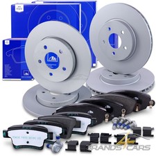 ATE BREMSSCHEIBEN + BELÄGE VORNE+HINTEN FÜR JAGUAR X-TYPE 01-09