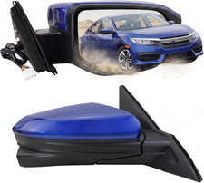 Passenger Side Door Mirror Compatible with 2016-2021 Honda Civic Sedan/Coupe/Hat
