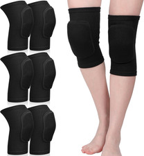 3 Pairs Dance Knee Pads Women Protective Non-Slip Knee Pads for Yoga Cheerleadin