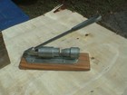 Vintage Reed’s Rocket Pecan Nut Cracker Little Rock Arkansas Wood Base Metal GUC — photo 2