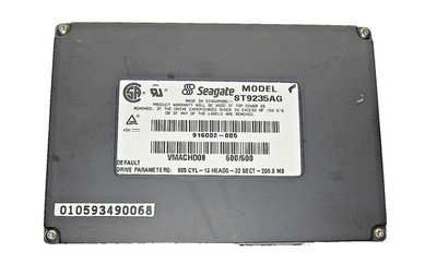 Genuine Vintage 209.8MB Seagate ST9235AG 2.5'' IDE Laptop Hard Disk Drive