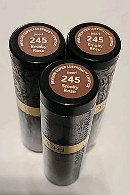 3x Revlon Super Lustrous Lipstick - Pearl - 245 Smoky Rose