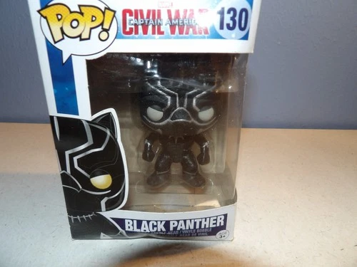 Funko Pop! Vinyl: Marvel - Black Panther #130 Civil War Captain America