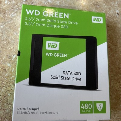 Western Digital Green 2.5  7mm SSD 480GB  SATA