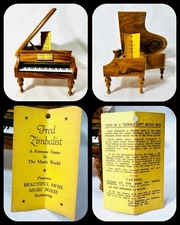 VTG Zimbalist Music Box Grand Piano -Thorns Sonate Pathetic De Beethoven