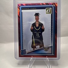 2025 Panini Donruss WNBA - Rated Rookie Aziaha James #95 Red Shimmer /399 (RC)