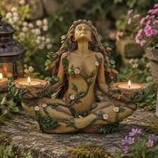 Treant Lady Maple Figurine Fantasy Garden Outdoor Sculptures Magic Myth 39713