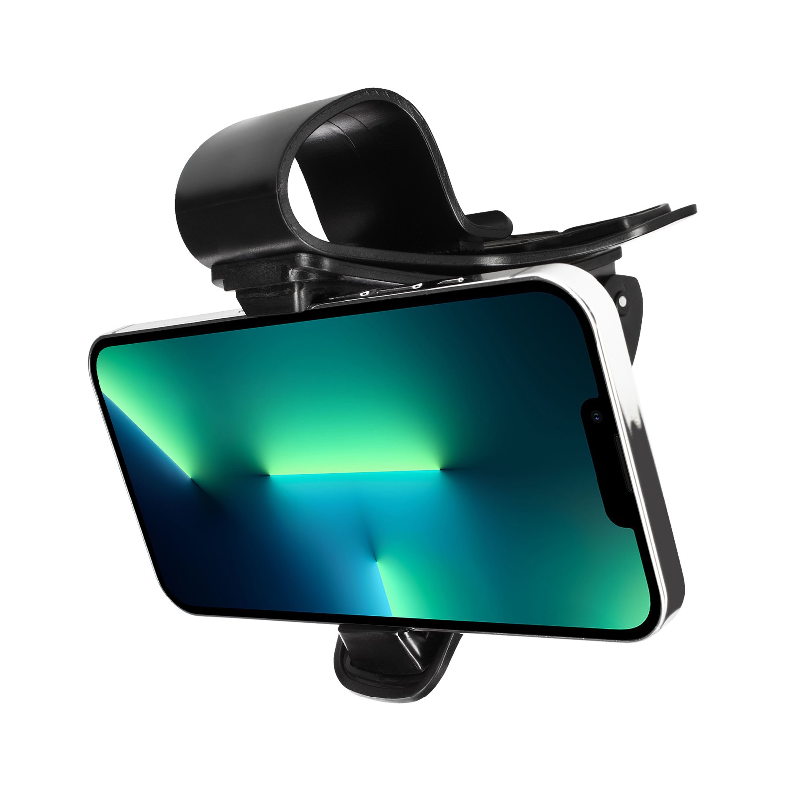 Support voiture smartphone universel tableau de bord pince arc pour téléphone iOS Android