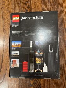LEGO 21033 SEALED Architecture Chicago Landmark 444 Pieces Set Sealed Box
