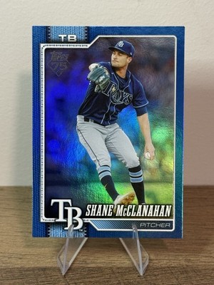 2026 Topps Series 2 Shane McClanahan Blue Foil /150 Rays