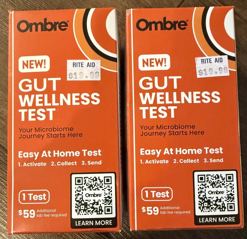 Ombre Gut Health Wellness Home Test Kit Lot of 2