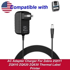 AC Adapter Charger For Zebra ZQ511 ZQ610 ZQ620 ZQ630 Thermal Label Printer
