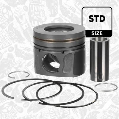 Kolben mit Ringen und Bolzen LAND ROVER JAGUAR 3,0 9X2Q-6K108-CB 9X2Q6K108CB
