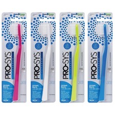   Adult Tapered Soft Toothbrush Colorful 4-Pack - ADA Accepted, Made with S...