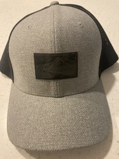 Columbia Flexfit Hat Gray Black Mesh Fitted S...