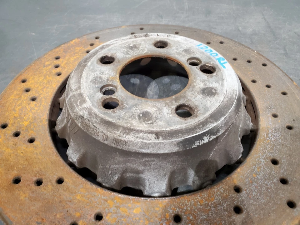 ✅ Par de rotores de disco de freno trasero izquierdo derecho 15-20 OEM BMW F87 F80 F82 M3 M4 49k Foto 4 de 4