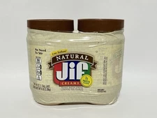 Jif Natural Creamy Peanut Butter Spread Twin Pack, 80oz