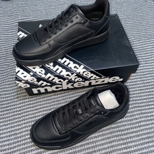 New Mckenzie men’s Franklyn  trainers shoes (black) size uk 8 Eu 42