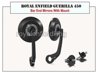 Echtes Royal Enfield Guerrilla 450 ''Lenkerendenspiegel Mit Halterungen''