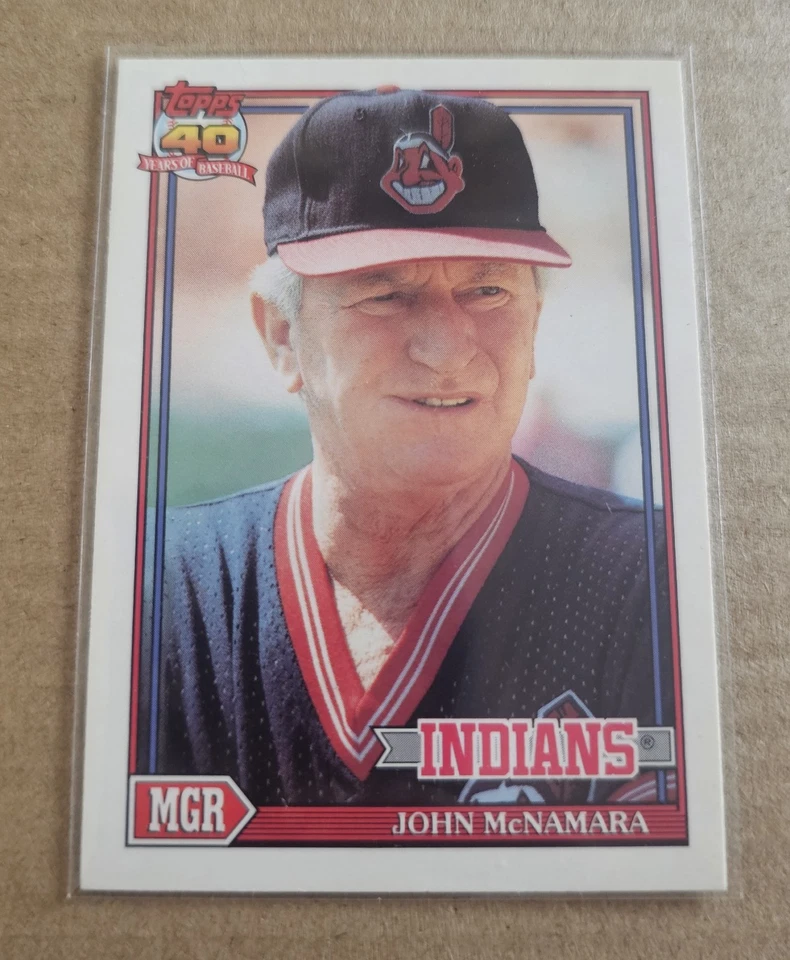 1991 Topps 40 Years Of Baseball Card Lot 9 Indians And Royals Pre-owned - Image 4 of 4