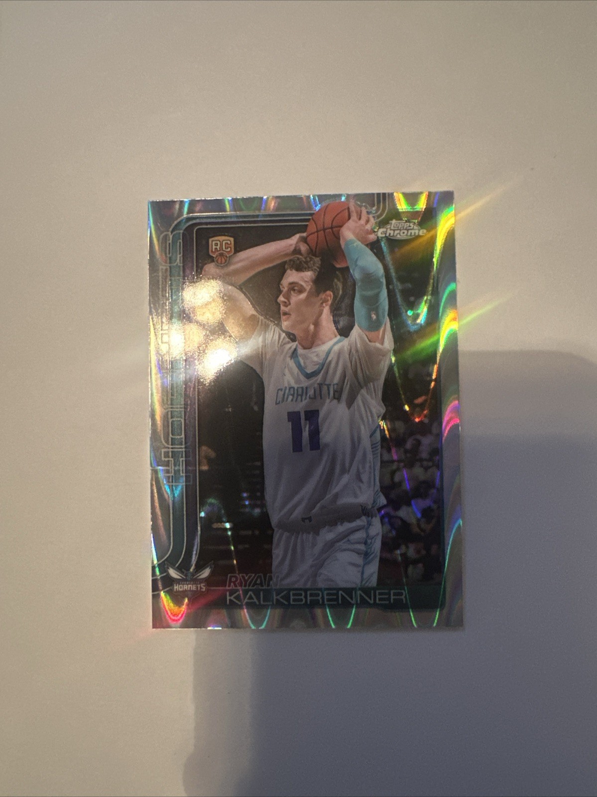 2025-26 Topps Chrome Ryan Kalkbrenner #284 RC Rookie Raywave Refractor