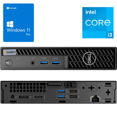 Dell Optiplex 3000 Micro i3-12100T (35W) 16/32/64GB - 256/512/1024GB SSD Win 11