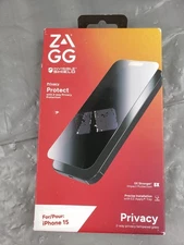 SEALED! ZAGG Invisible Shield PRIVACY 5X Strong Screen Protector FOR iPhone 15
