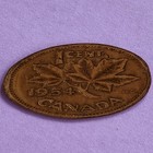 GOOD FOR A HUG AND A KISS Anytime Anywhere XXX OOO Hearts Elongated 1954 Penny — photo 2