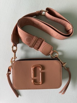Marc Jacobs Snapshot Schultertasche in Sunkissed Rose Gold 