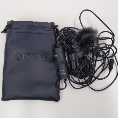 BOYA BY M1 Lavalier Microphone Clip On Mic For Camera Smartphone DSLR Recording