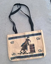 The Silver Thimble Cowgirl Western Cowboy Bag K. Meecher Mears Michigan Tote