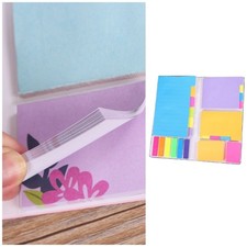 PU Notebook Planner Adhesive Note Set Dotted Lined  Blank Pages for Office