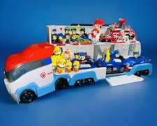    30 pc Paw Patrol Launch Haul Semi Truck Transport Bus Patroller  Accessories