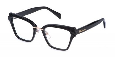 Blumarine Brille VBM875S schwarz glänzend 52/21/140 Damen