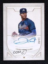 2019 Topps Definitive Collection Rookie 11/50 Touki Toussaint #DRA-TT Auto 03ss