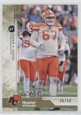 2018 Upper Deck CFL Gold 36/50 Hunter Steward #52 i9i