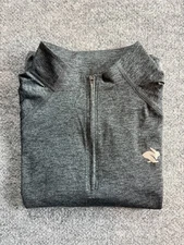 Rabbit Running Long Sleeve Gray EZ Zip Training Jumper Womens X-Large