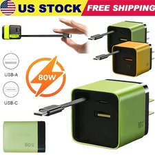 3-In-1 GaN Charger Scalable 80w Max Fast Charger Module With Type C & USB Ports