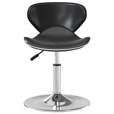 vidaXL Sedia da Pranzo Nera in Similpelle