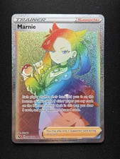 Pokemon: Marnie (Rainbow) 208/202 Secret Rare Full Art Sword & Shield Base Set on eBay