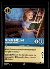 Disney Lorcana Into the Inklands Wendy Darling Authority on Peter Pan Non Foil