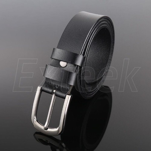 New Quality Genuine Full Grain Leather Men's Belt Retro trend Australian - Picture 9 of 11