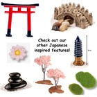 Fairy / Zen Garden features. Bridge, Torii, Pagoda, Lotus, Sakura, Moss, Stones