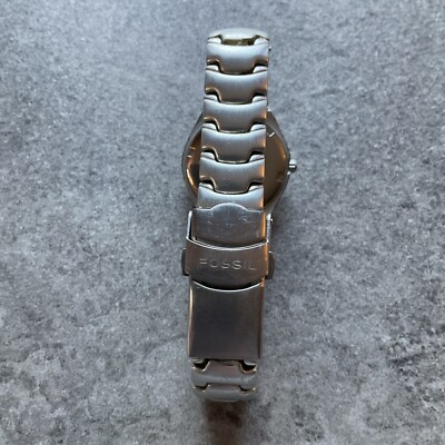 Rare Vintage Fossil Womens Diver Style All Aluminum Watch