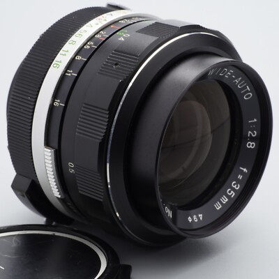 Soligor Wide-Auto 35mm f/2.8 Lens Petri Penta Mount
