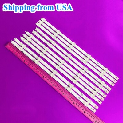LED strips(10)for LG TV 42LA6130 42LN5710 42LN5400 42LN5404 42LA6136 42LA6200-UA