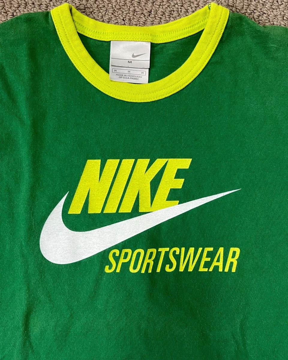 Green and yellow nike best sale shirt