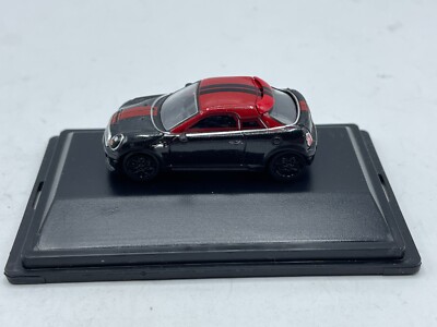 ミニカー TINY Mini Cooper Red MINI Cooper S Coupe R58 Black with Chilli Red Roof Diecast