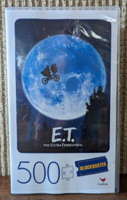 Blockbuster E.T. The ExtraTerrestrial Puzzle, Cardinal, 500 Pcs 18'' x 24'', NOB